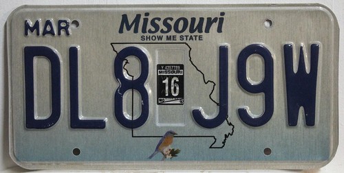 Missouri nummernschild usa - nummernschild,