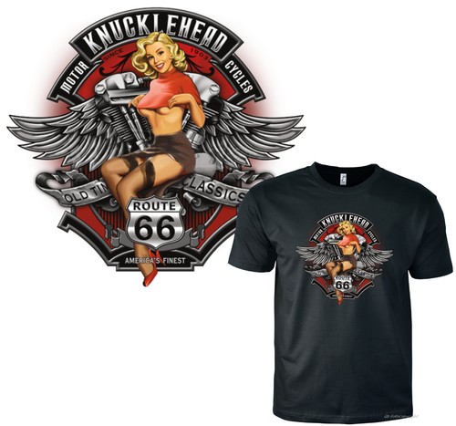 Biker shirt oldschool retro - biker, t-shirt