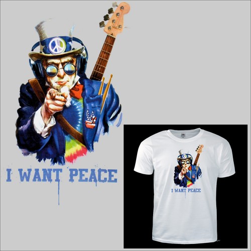 Festival shirt peace 70er - peace,
