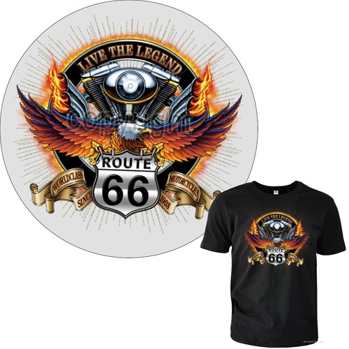 Biker shirt adler - t-shirt,