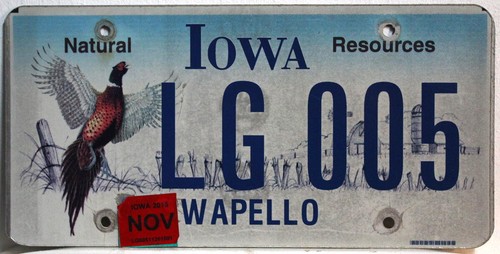 Iowa nummernschild usa - nummernschild,