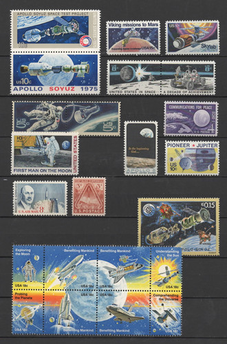 Usa lot raumfahrt postfrisch - usa,