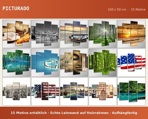 Bilder set 100 cm - 100,