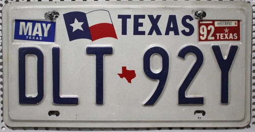 Texas nummernschild usa auto - nummernschild,