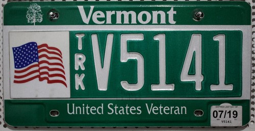 Vermont nummernschild usa - nummernschild,