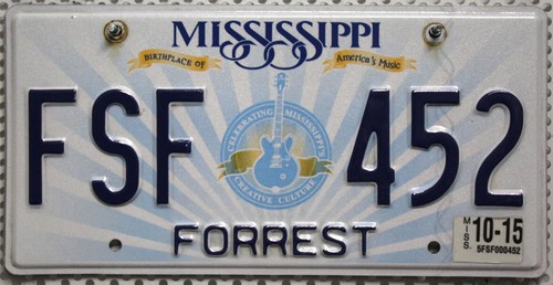 Mississippi nummernschild usa - mississippi,