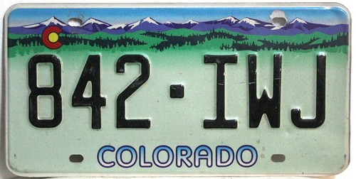 Colorado nummernschild usa - nummernschild,
