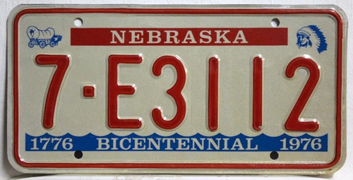 Nebraska nummernschild usa - nummernschild,