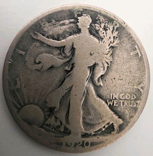 Usa half dollar 1920 walking - usa,