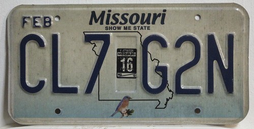 Missouri nummernschild usa - missouri,
