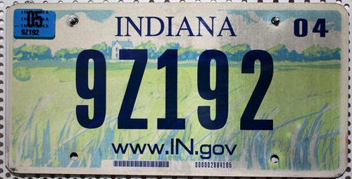 Indiana nummernschild usa - indiana,