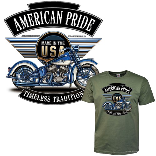 Shirt biker classic american - classic,