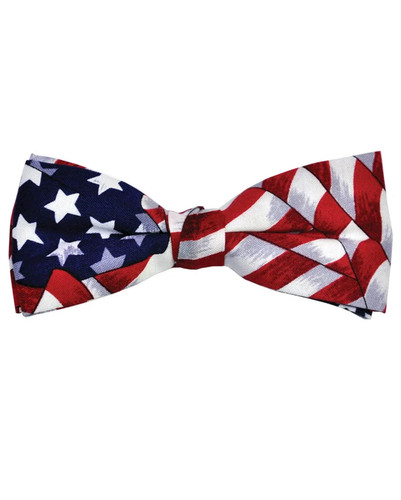 Fliege mit usa - mit, flaggen-motiv