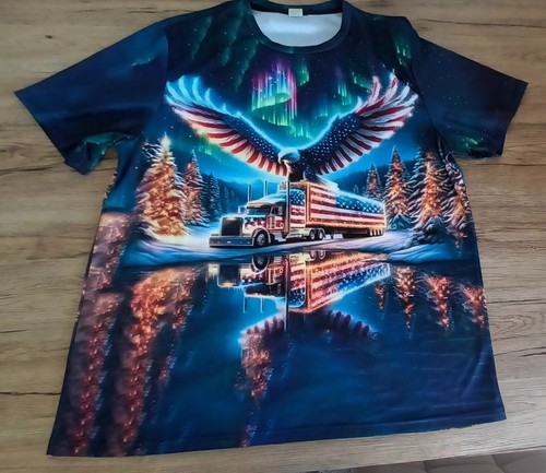 Cooles usa trucker shirt - cooles, t-shirt