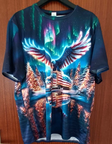 Cooles usa trucker shirt - cooles, t-shirt
