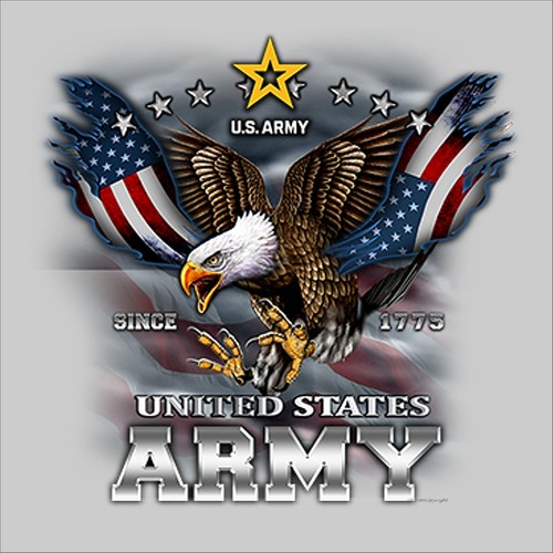 Army shirt flagge - us,