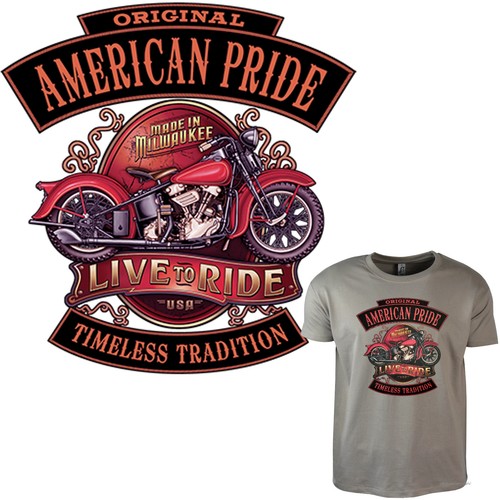 Biker shirt herren motorrad - biker,