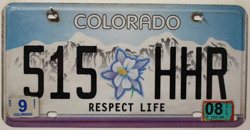 Colorado nummernschild usa - colorado,
