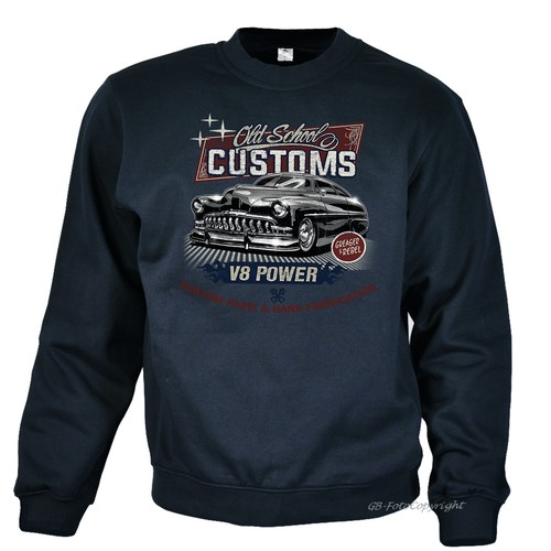 Car sweatshirt rockabilly - us-car,