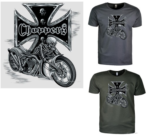 Chopper biker shirt - t-shirt, herren